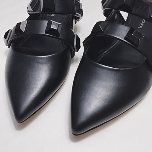 Marc Fisher Searli Slip-On Studded Mule Flat - Picture 4 of 9